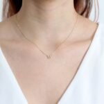 Dainty Diamond Initial Necklace - Image 5