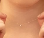 Dainty Natural Diamond Necklace - Image 6