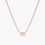 Dainty Natural Diamond Necklace - Image 5