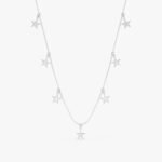 Dainty Star Drop Necklace - Image 2