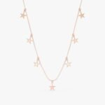 Dainty Star Drop Necklace - Image 3