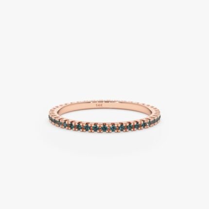 Blue Diamond Eternity Ring