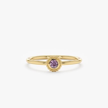 Amethyst Art Deco Ring
