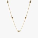 Black Diamond Station Necklace