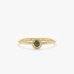 Black Onyx Art Deco Ring