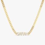 Cuban Chain Diamond Name Necklace
