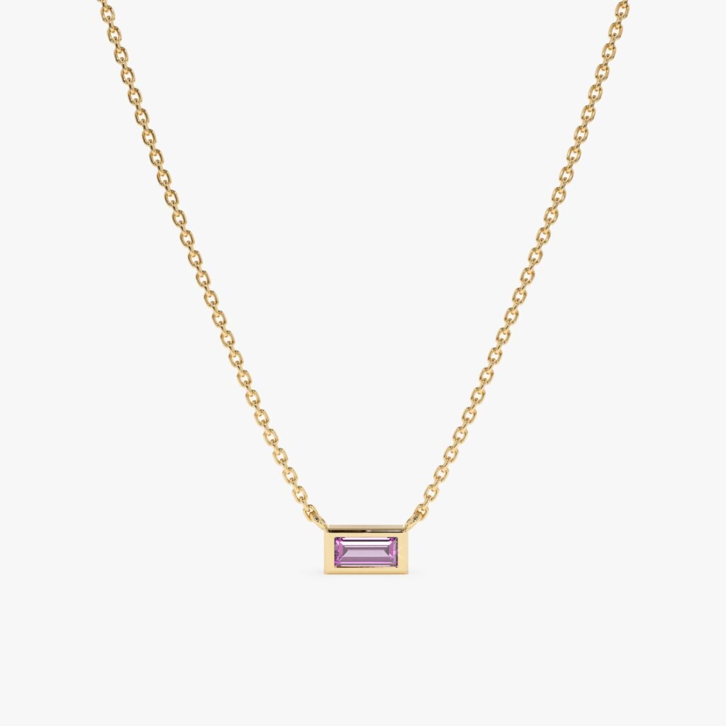 Dainty Amethyst Necklace