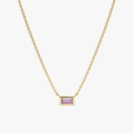Dainty Amethyst Necklace