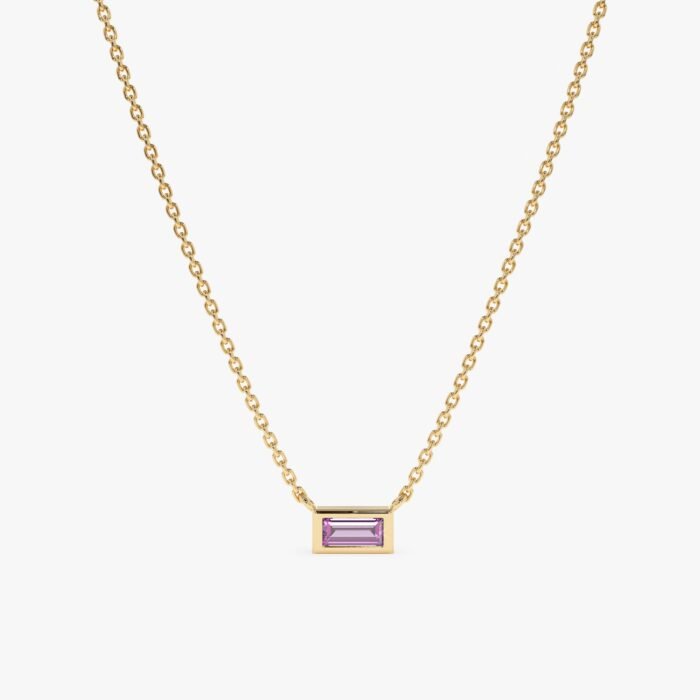 Dainty Amethyst Necklace