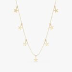 Dainty Star Drop Necklace