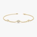 Diamond Ball Station Bracelet