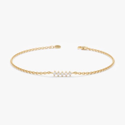 Diamond Bar Bracelet