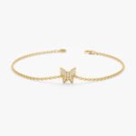 Diamond Butterfly Bracelet