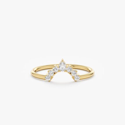 Diamond Crown Nesting Ring