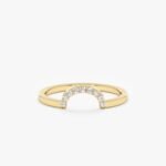 Diamond Curved Nesting Ring