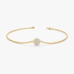 Diamond Disc Bracelet