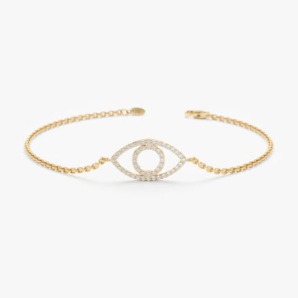 Diamond Eye Cutout Bracelet