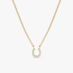 Diamond Horseshoe Necklace