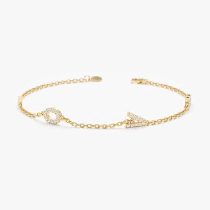 Diamond LOVE Bracelet In Gold
