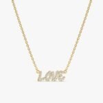 Diamond LOVE Necklace