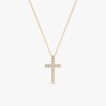 Diamond Paved Cross Necklace