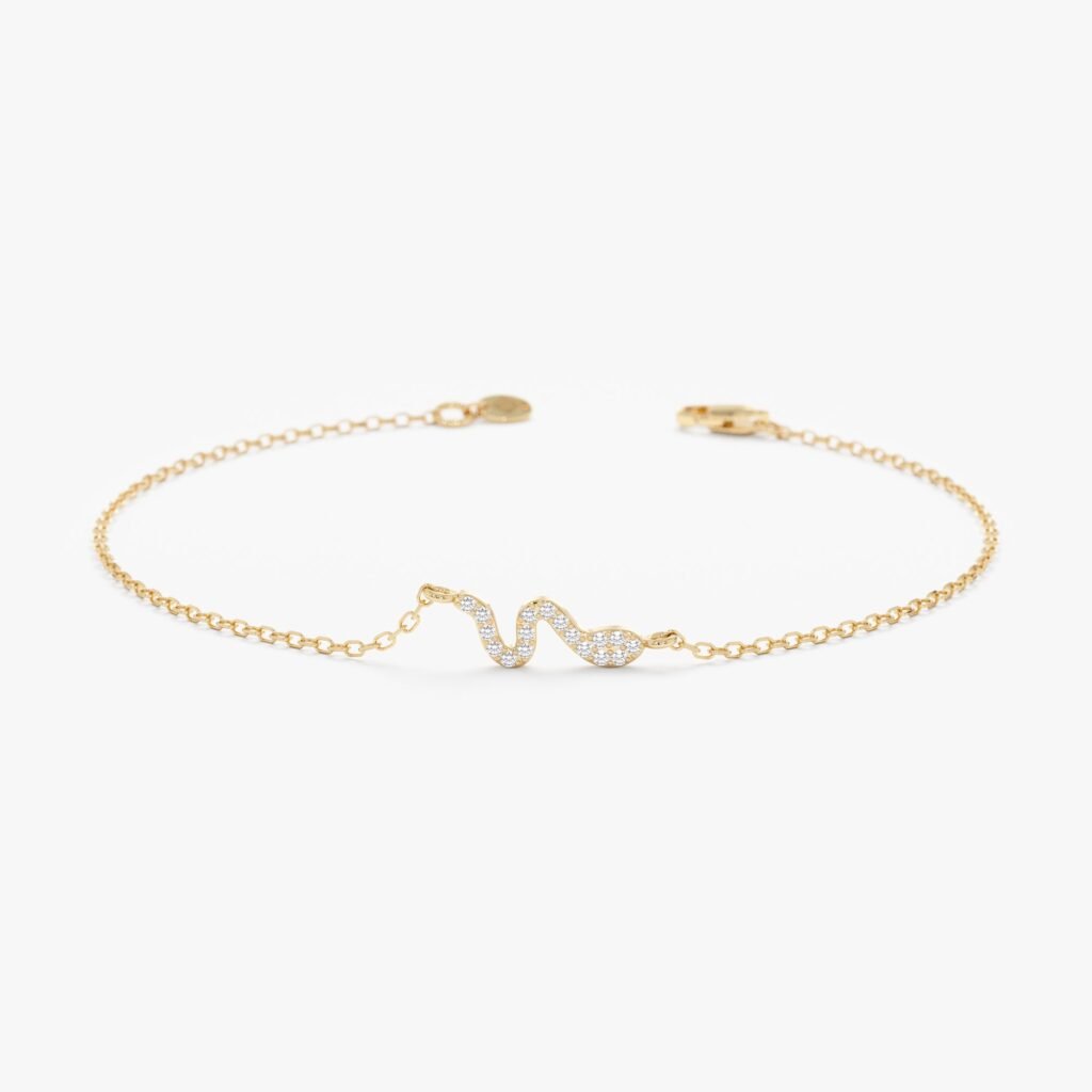 Diamond Snake Bracelet