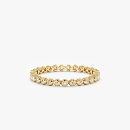 Diamond Solid Gold Eternity Ring