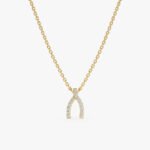 Diamond Wishbone Necklace