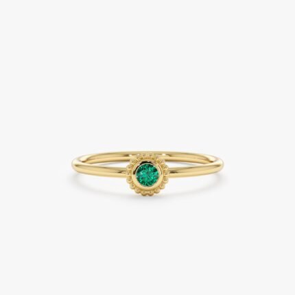 Emerald Art Deco Ring