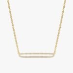 Eternity Diamond Bar Necklace
