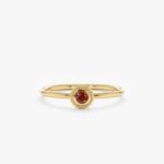 Garnet Art Deco Ring