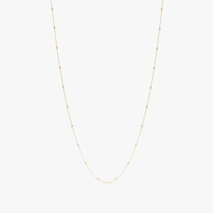 Long Diamond By The Yard Necklace