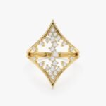 Lozenge Shape Diamond Ring