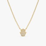  Diamond Hamsa Necklace