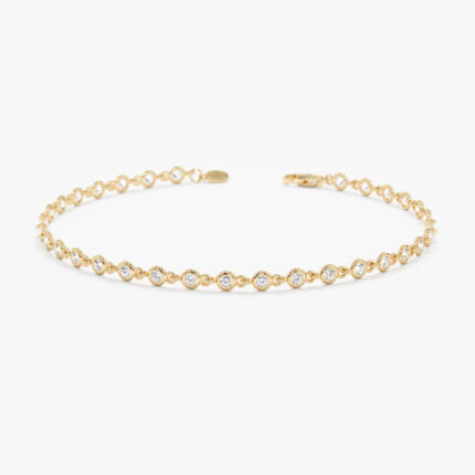 Natural Diamond Tennis Bracelet