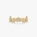 Pave Diamond Multi Star Ring