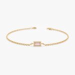 Rose Quartz Birthstone Bracelet