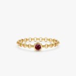Ruby Chain Ring