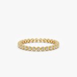 Salt and Pepper Diamond Eternity Ring