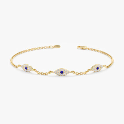 Diamond Eye Station Bracelet