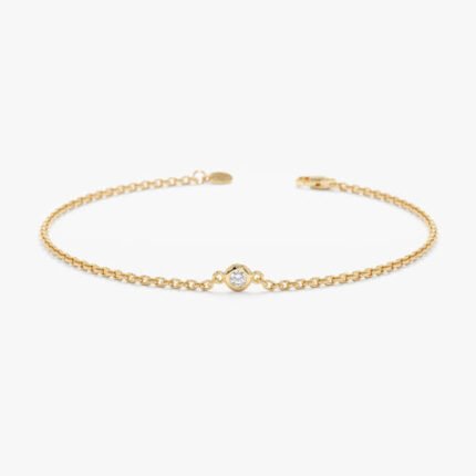 Single Diamond Bracelet