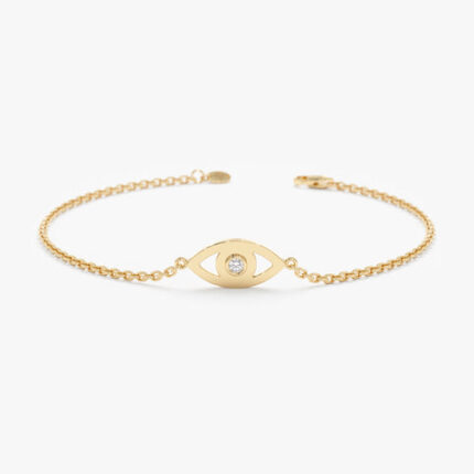 Single Diamond Eye Bracelet