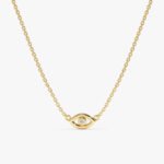 Single Diamond Lucky Eye Necklace