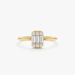 Small Diamond Engagement Ring