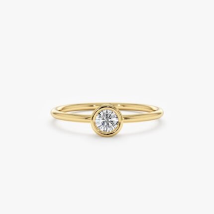 Solitaire Diamond Engagement Ring
