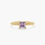 Square Amethyst Ring