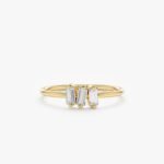 Triple Diamond Cluster Ring