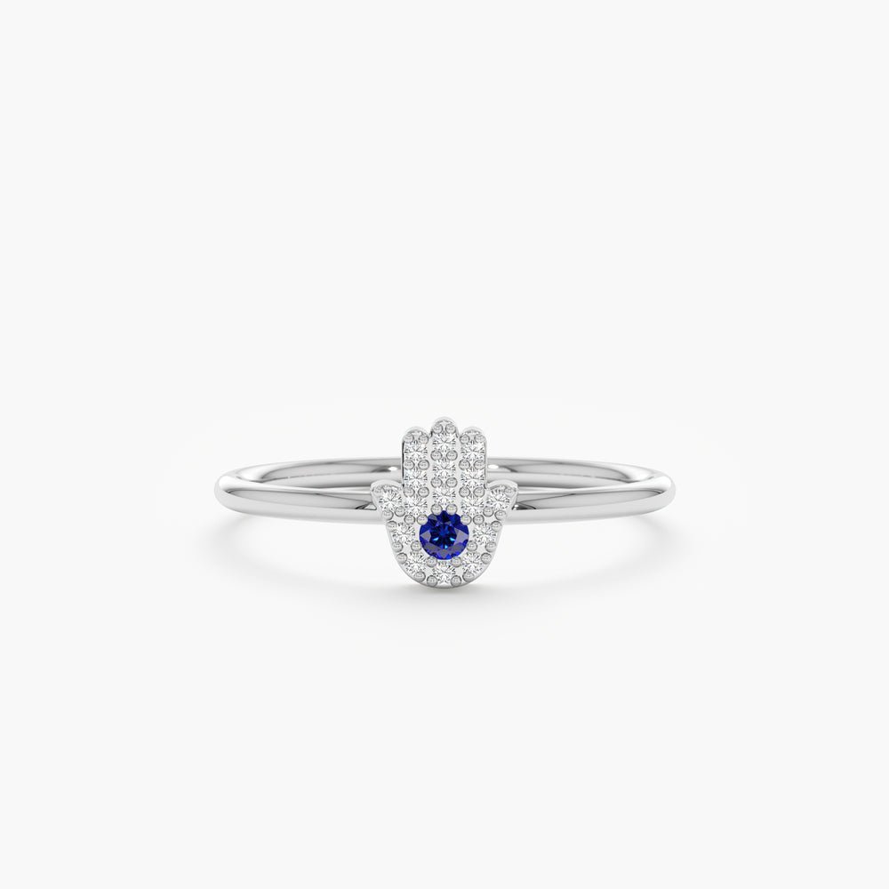 Amethyst Chain Ring