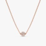 Diamond Ball Necklace - Image 3