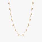 Diamond Bezel Station Necklace - Image 4